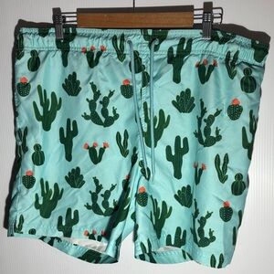 Cactus Print Swim Shorts